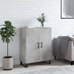 Credenza Grigio Cemento 69,5x34x90 cm in Legno Multistrato