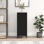 Credenza Nero 34,5x34x90 cm in Legno Multistrato