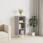 Credenza Grigio Sonoma 34,5x32,5x90 cm in Legno Multistrato