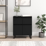 Credenza Nero 60x35x70 cm in Legno Multistrato