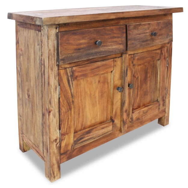 Credenza in Legno Massello di Recupero 75x30x65 cm