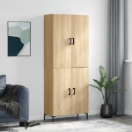 Credenza Rovere Sonoma 69,5x34x180 cm in Legno Multistrato