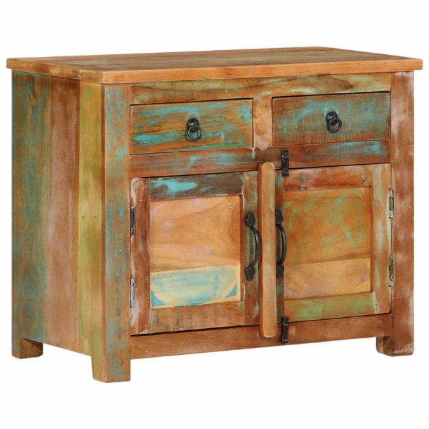 Credenza 68x35x55 cm in Legno Massello di Recupero