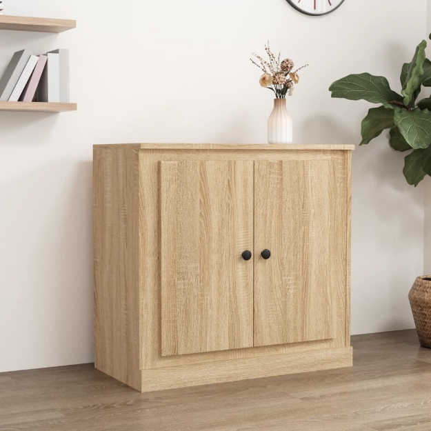 Credenza Rovere Sonoma 70x35,5x67,5 cm in Legno Multistrato