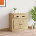 Credenza Rovere Sonoma 70x35,5x67,5 cm in Legno Multistrato