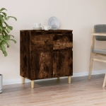 Credenza Rovere Fumo 60x35x70 cm in Legno Multistrato