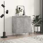 Credenza Grigio Cemento 60x35x70 cm in Legno Multistrato