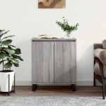 Credenza Grigio Sonoma 60x35x70 cm in Legno Multistrato