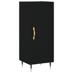 Credenza Nero 34,5x34x90 cm in Legno Multistrato