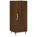 Credenza Rovere Marrone 34,5x34x90 cm in Legno Multistrato