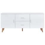 Credenza Bianca 160x40x70 cm in MDF