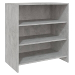 Credenza Grigio Cemento 70x40,5x75 cm in Truciolato