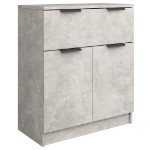 Credenza Grigio Cemento 60x30x70 cm in Legno Multistrato