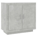 Credenza Grigio Cemento 80x40x75 cm in Legno Compensato