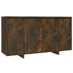 Credenza Rovere Fumo 135x41x75 cm in Truciolato