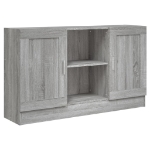 Credenza Grigio Sonoma 120x30,5x70 cm in Legno Multistrato