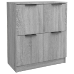 Credenza Grigio Sonoma 60x30x70 cm in Legno Multistrato