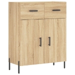 Credenza Rovere Sonoma 69,5x34x90 cm in Legno Multistrato