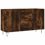 Credenza Rovere Fumo 100x36x60 cm in Legno Multistrato