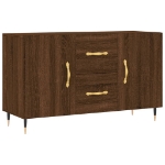 Credenza Rovere Marrone 100x36x60 cm in Legno Multistrato