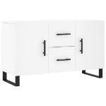 Credenza Bianca 100x36x60 cm in Legno Multistrato