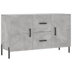 Credenza Grigio Cemento 100x36x60 cm in Legno Multistrato