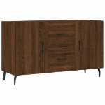 Credenza Rovere Marrone 100x36x60 cm in Legno Multistrato