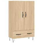 Credenza Rovere Sonoma 69,5x31x115 cm in Legno Multistrato