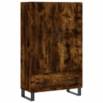 Credenza Rovere Fumo 69,5x31x115 cm in Legno Multistrato