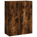 Mobile a Parete Rovere Fumo 69,5x34x90 cm