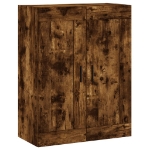 Mobile a Parete Rovere Fumo 69,5x34x90 cm in Legno Multistrato