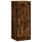 Mobile a Parete Rovere Fumo 34,5x34x90 cm in Legno Multistrato