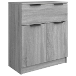 Credenza Grigio Sonoma 60x30x70 cm in Legno Multistrato