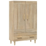 Credenza Rovere Sonoma 70x31x115 cm in Legno Multistrato