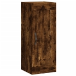 Mobile a Parete Rovere Fumo 34,5x34x90 cm in Legno Multistrato