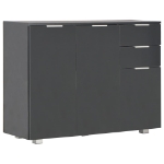 Credenza Nero Lucido 107x35x80,5 cm