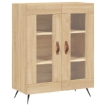 Credenza Rovere Sonoma 69,5x34x90 cm in Legno Multistrato