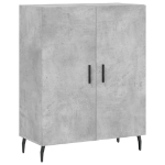 Credenza Grigio Cemento 69,5x34x90 cm in Legno Multistrato