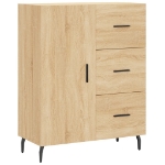 Credenza Rovere Sonoma 69,5x34x90 cm in Legno Multistrato