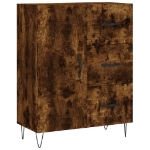 Credenza Rovere Fumo 69,5x34x90 cm in Legno Multistrato