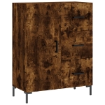 Credenza Rovere Fumo 69,5x34x90 cm in Legno Multistrato