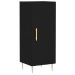 Credenza Nero 34,5x34x90 cm in Legno Multistrato