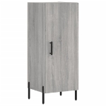 Credenza Grigio Sonoma 34,5x34x90 cm in Legno Multistrato