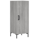 Credenza Grigio Sonoma 34,5x34x90 cm in Legno Multistrato