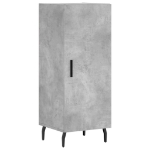 Credenza Grigio Cemento 34,5x34x90 cm in Legno Multistrato