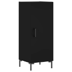 Credenza Nero 34,5x34x90 cm in Legno Multistrato