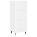 Credenza Bianca 34,5x32,5x90 cm in Legno Multistrato