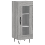 Credenza Grigio Sonoma 34,5x34x90 cm in Legno Multistrato