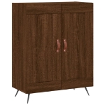 Credenza Rovere Marrone 69,5x34x90 cm in Legno Multistrato