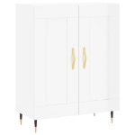 Credenza 69,5x34x90 cm in Legno Multistrato Bianco Lucido